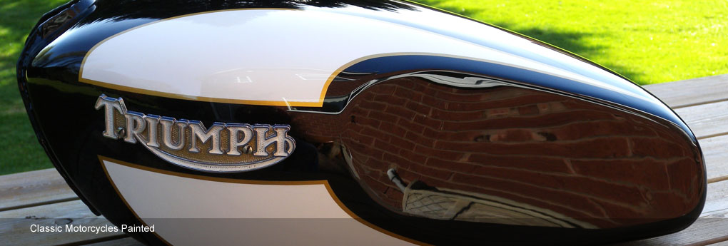 Classic Motorcycles Painted - T160